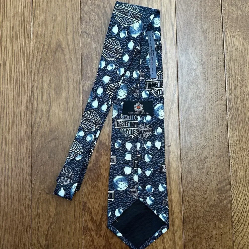 Vintage‎ Ralph Marlin & Co Inc 1998 Harley-Davidson Tie